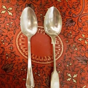 Vintage Silver Plated Baby Spoons